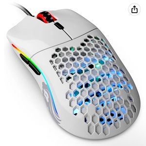 Glorious PC gaming. Glossy white . Model O